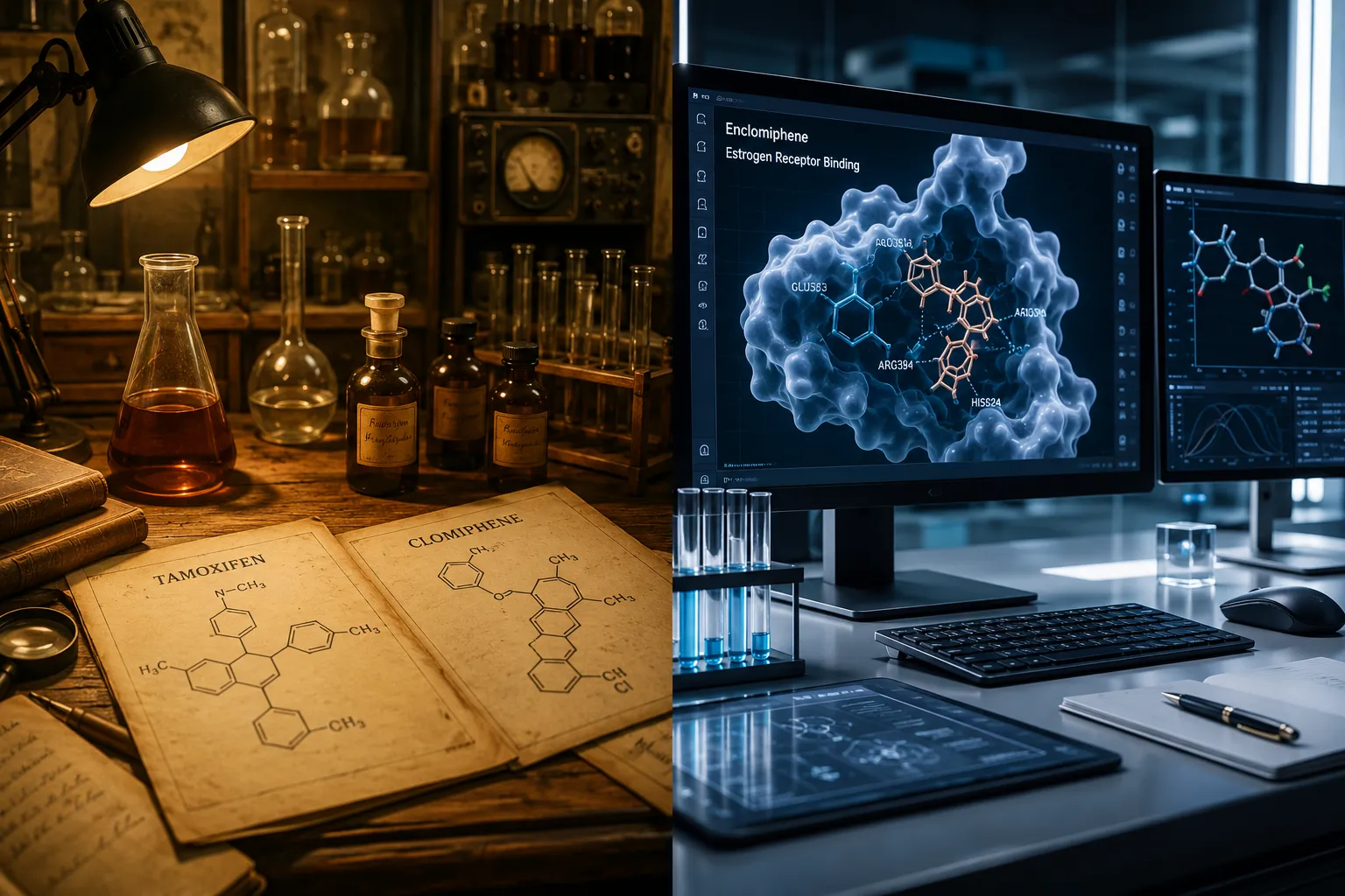 Legacy serms vs. Enclomiphene: A Pharmacological Contrast