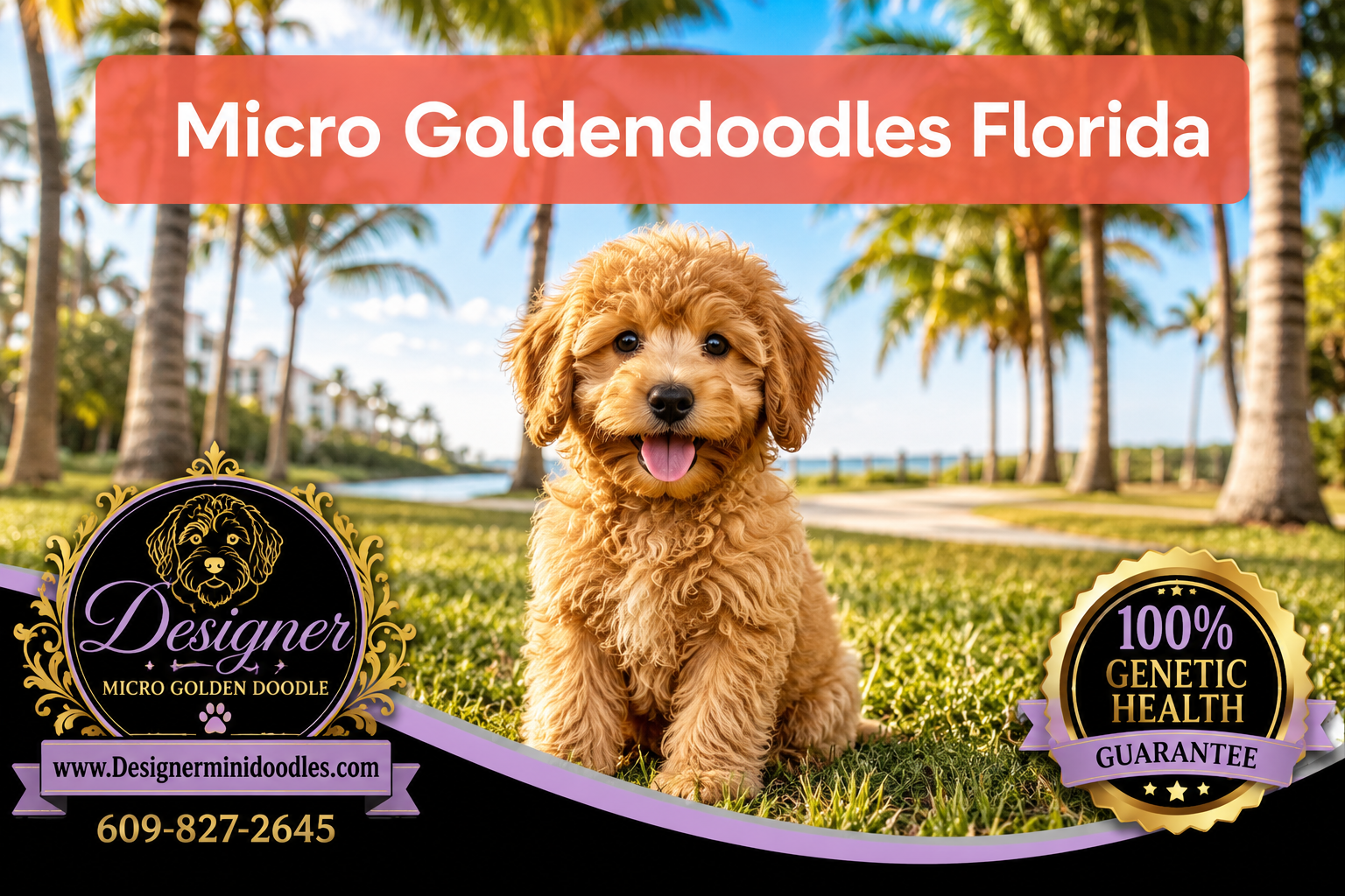 micro golden doodle for sale Florida