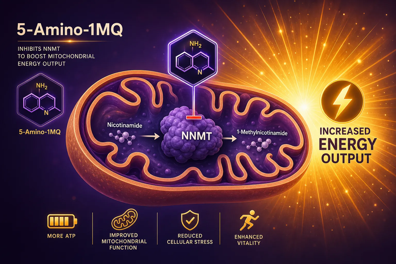 5-Amino-1MQ: Small Molecule in a Peptide-Adjacent Space