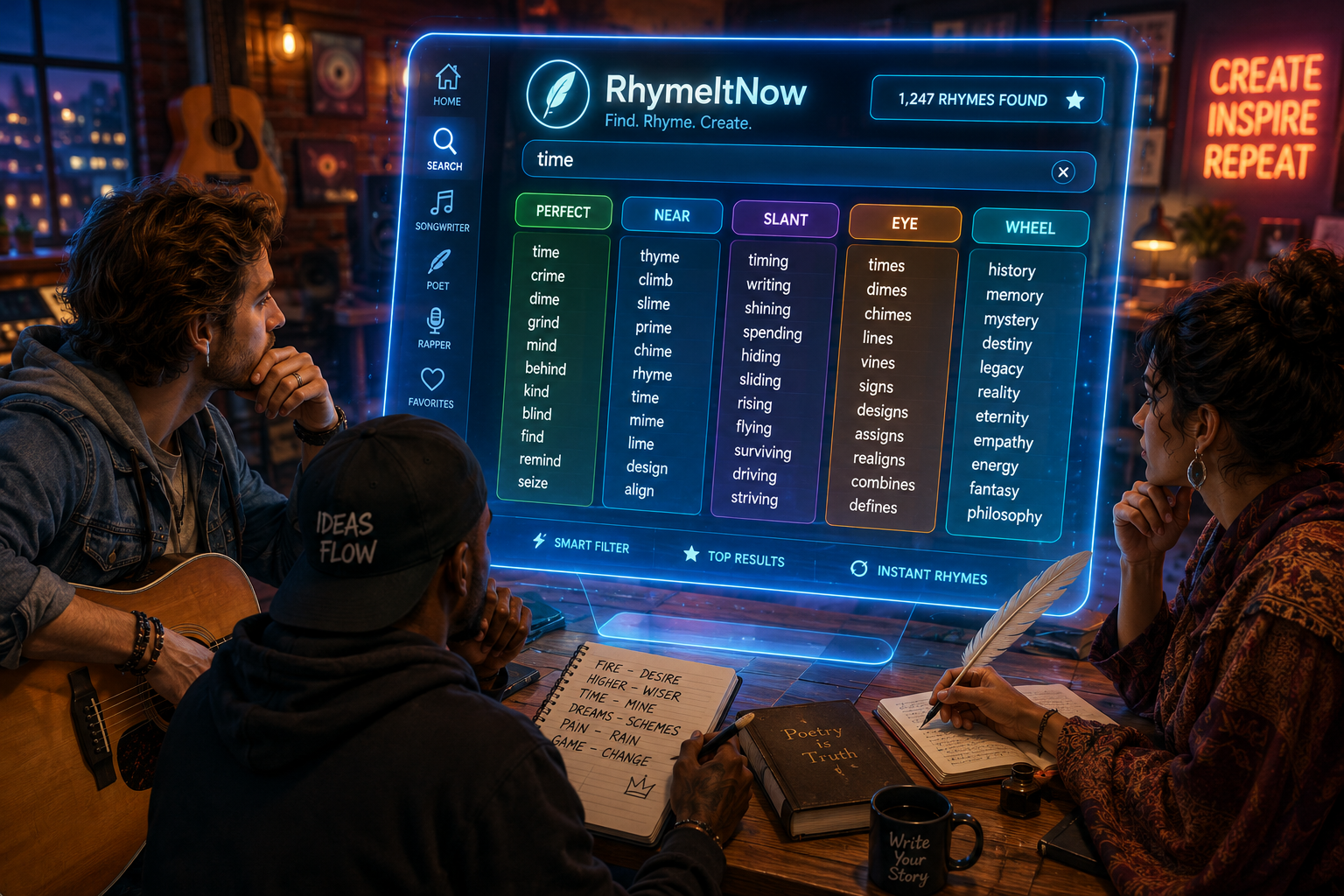 How Does RhymeItNow Work for Songwriters?