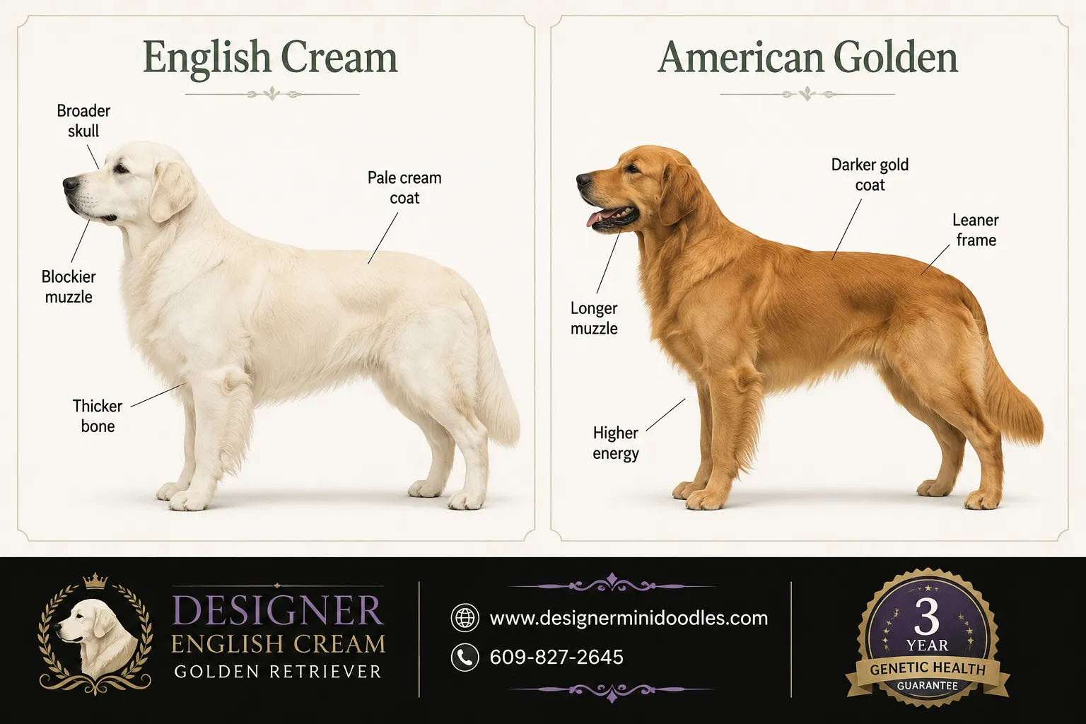 english cream golden retrievers breeders