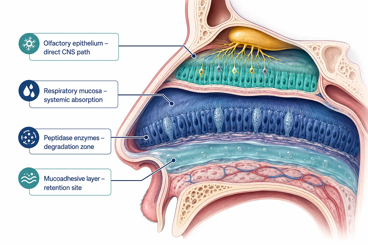 Bioavailability Fundamentals for Intranasal Peptides
