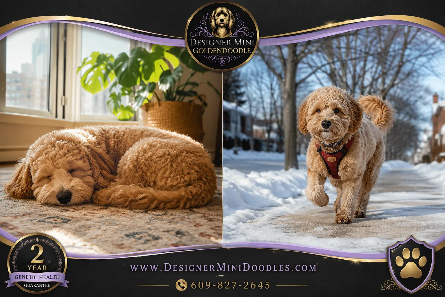 Are mini goldendoodles good for apartments in Michigan?