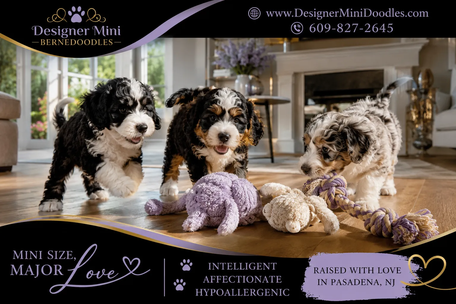 mini bernedoodle breeders Pasadena
