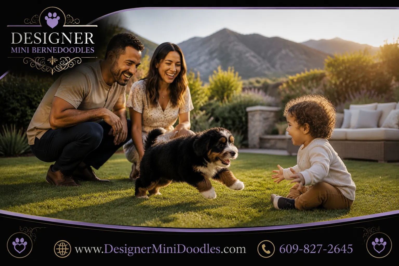mini bernedoodle breeders Pasadena