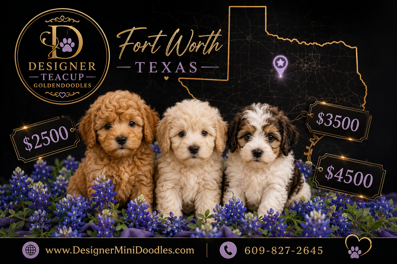 teacup goldendoodle puppies Fort Worth