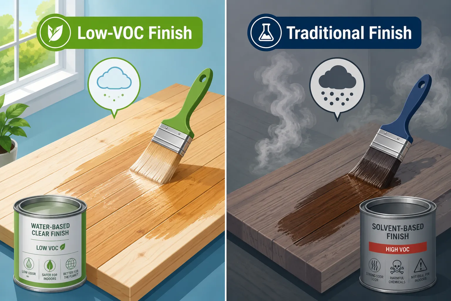 Breathing Easy: Low-VOC Finishing for Your Projects