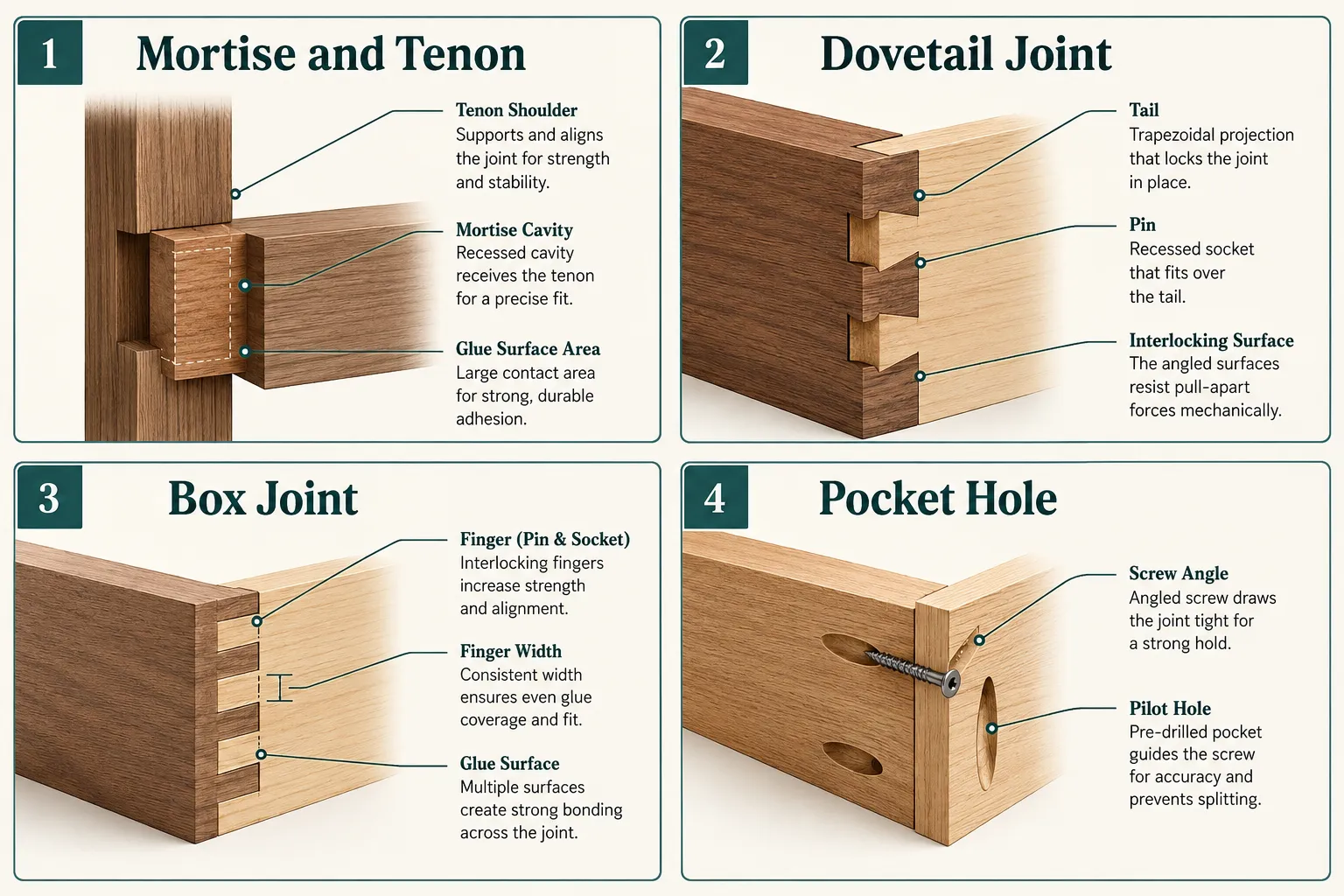 What Are the Strongest Wood Joints for Heavy Storage