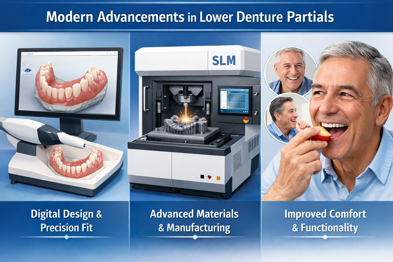Lower Denture Partial Guide 2026: Types, Care & Benefits