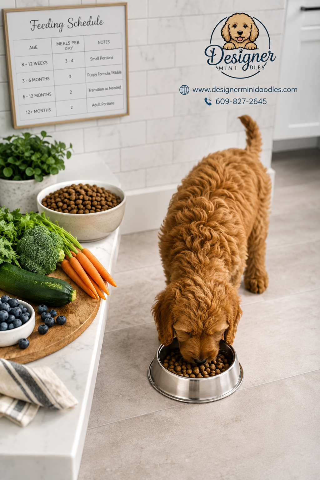 What Do Mini Doodle Puppies Eat When They're Young?