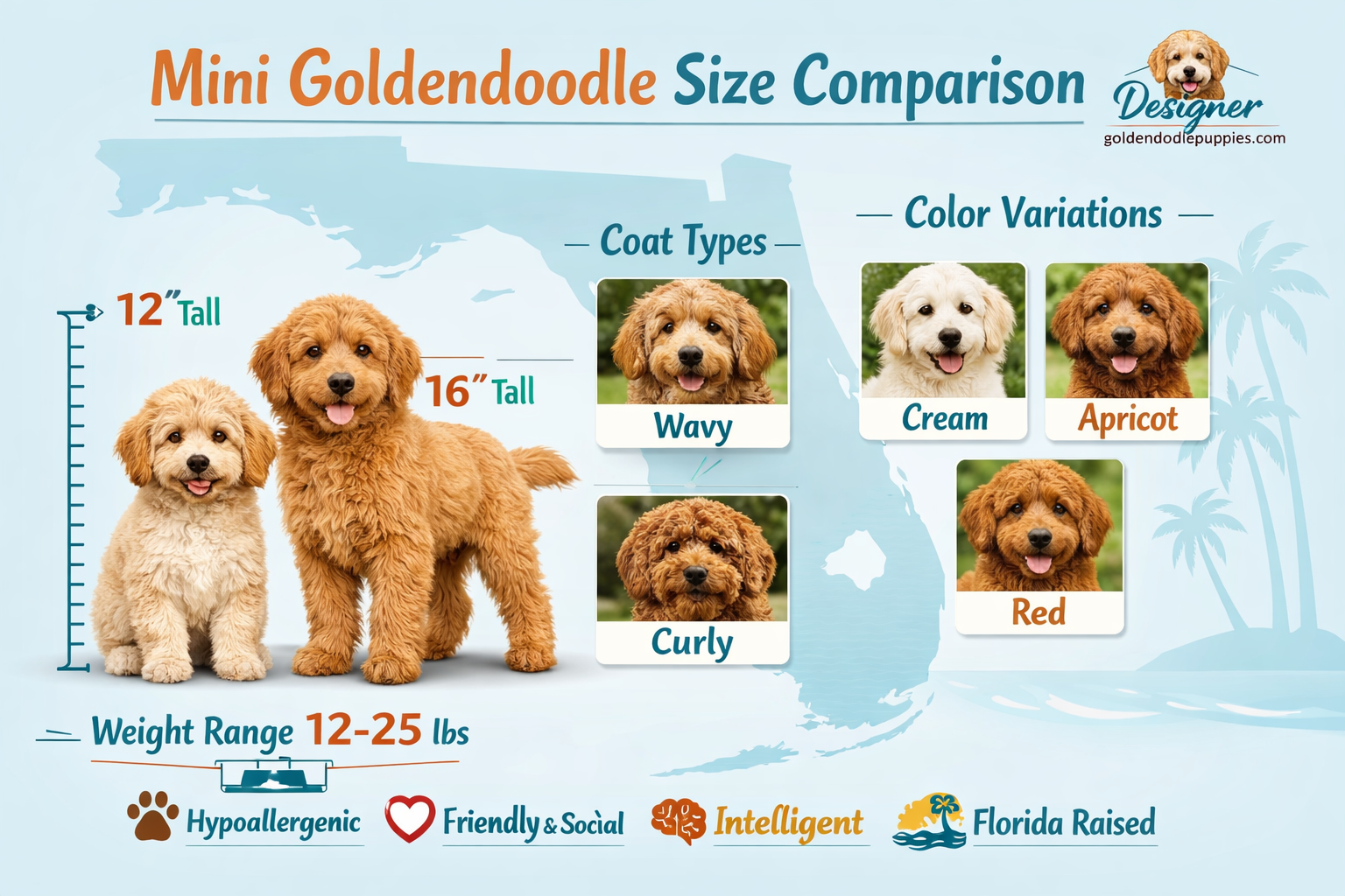 use keyphrases / topics as alt text do not use big paragraphs. Put logo of designergoldendoodlepuppies.com in images as possible where possi
