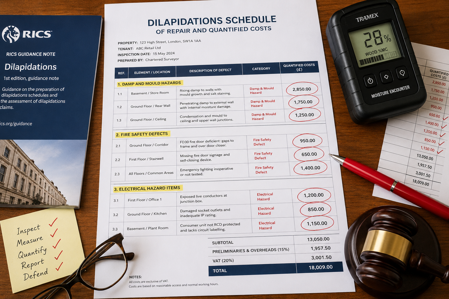 Integrating Damp, Fire, and Electrical Hazard Protocols into the Schedule