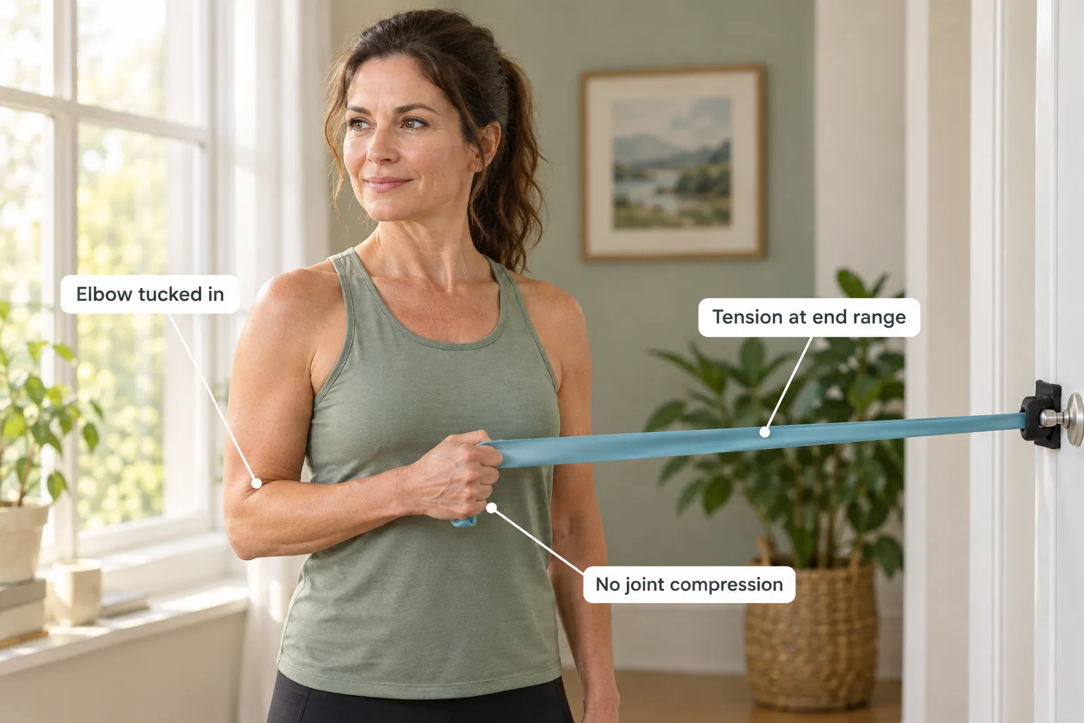 Are resistance bands safe for shoulder and knee problems?