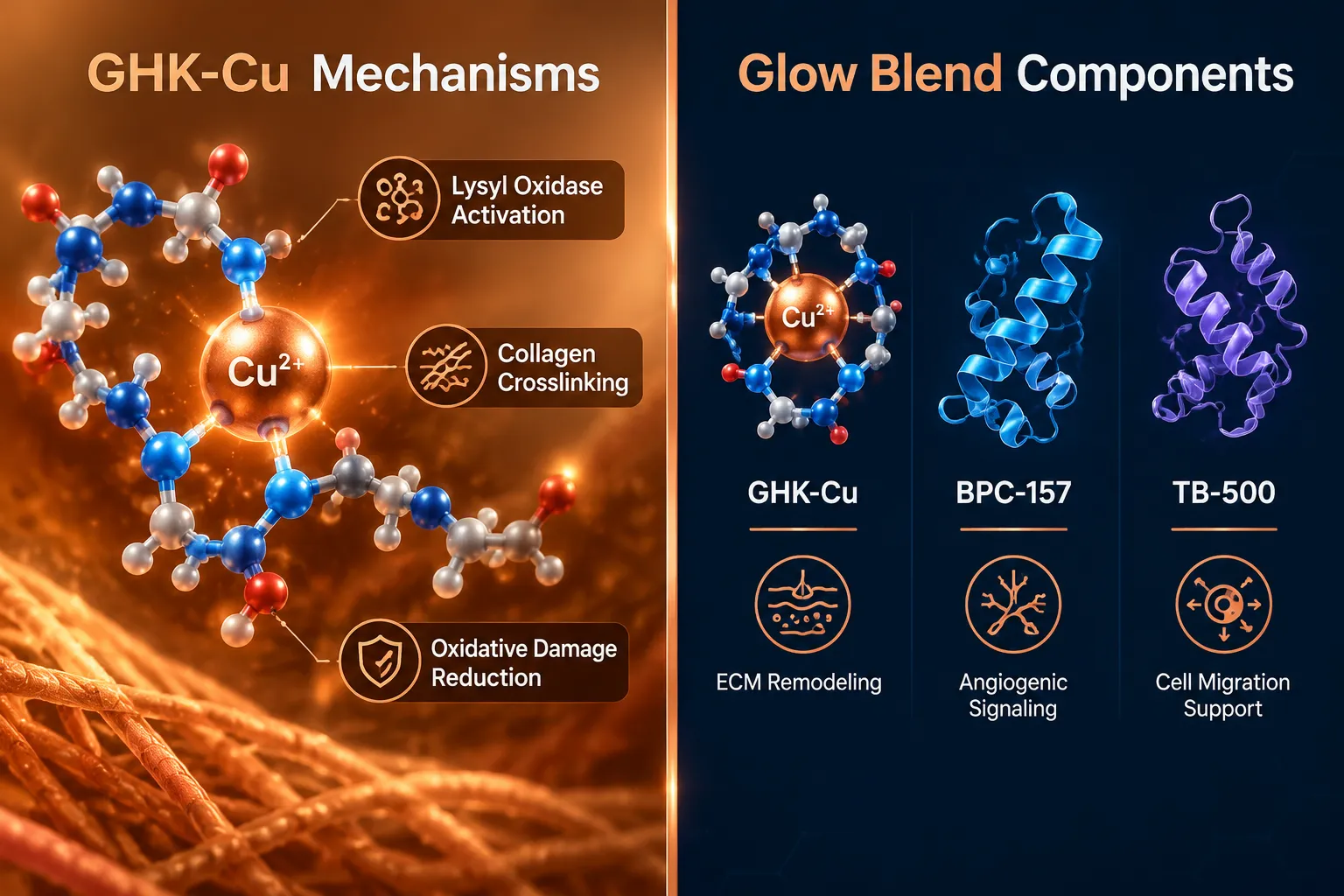 GHK-Cu: Copper Peptide Mechanisms in Collagen and Tissue Research