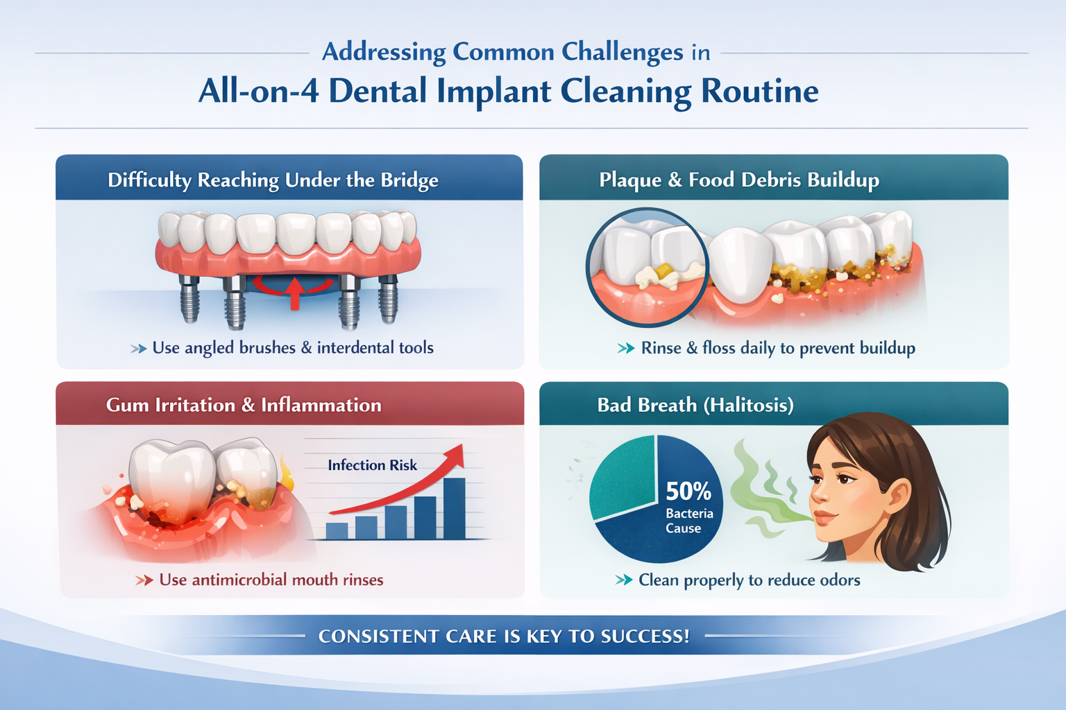 Mastering Your All-on-4 Dental Implant Cleaning Routine for Lasting Oral Health