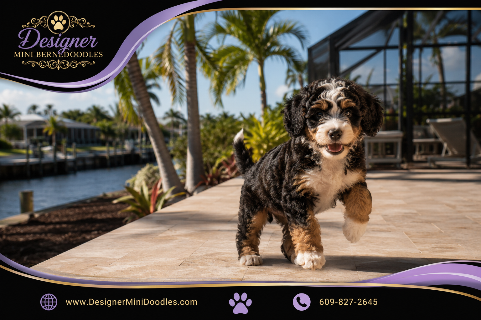 mini bernedoodle Cape coral
