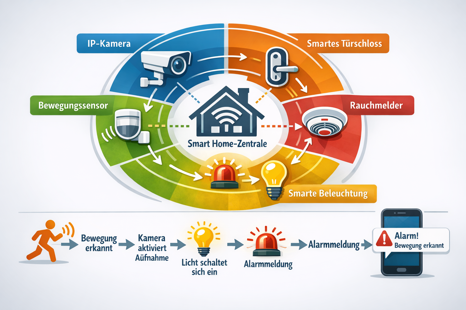 Hausautomation als Gehirn der Smart-Home-Sicherheit