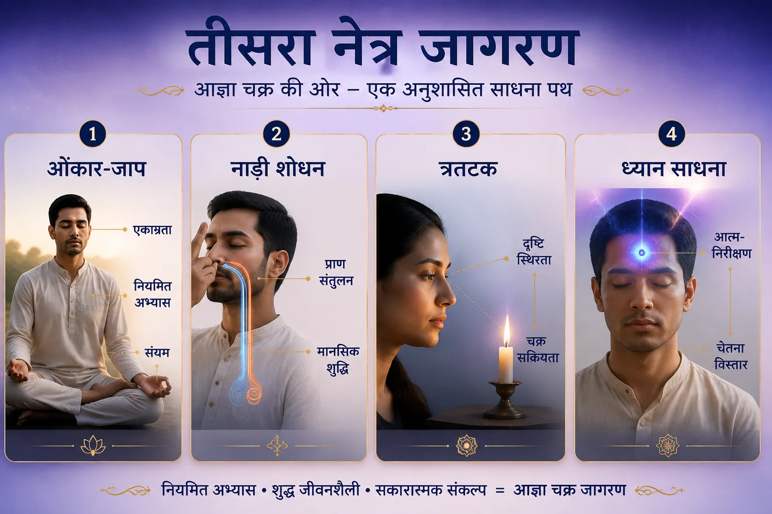 आज्ञा चक्र जागरण से क्या सिद्धियां मिलती हैं