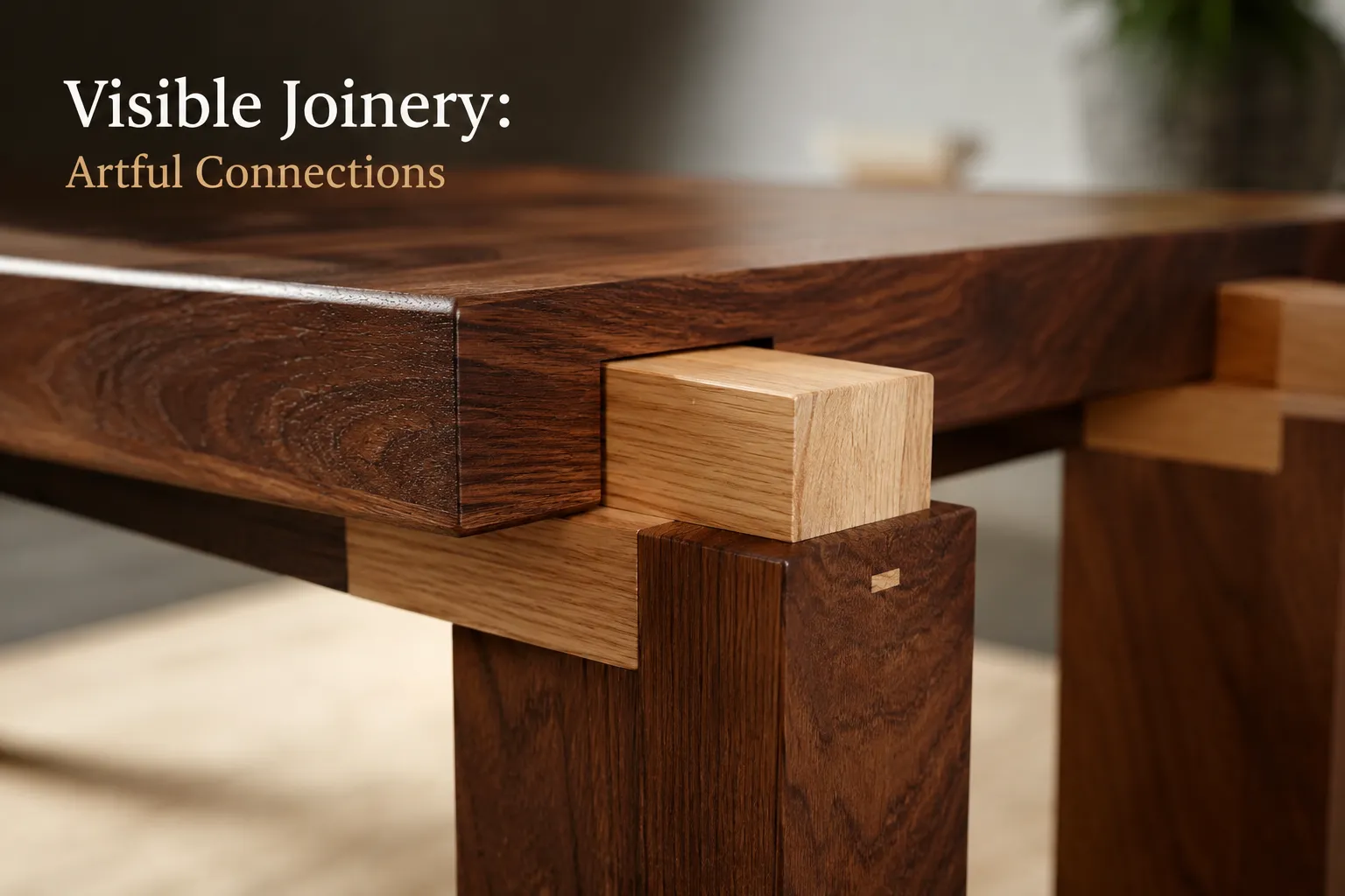 Crafting Connections: Visible Joinery as a Design Feature