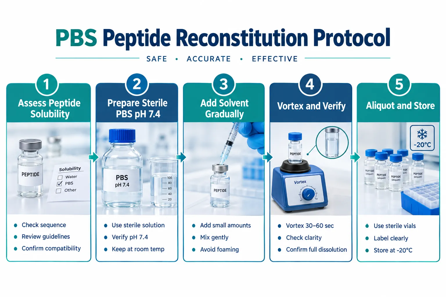 Why PBS Remains the Default Solvent in Peptide Research