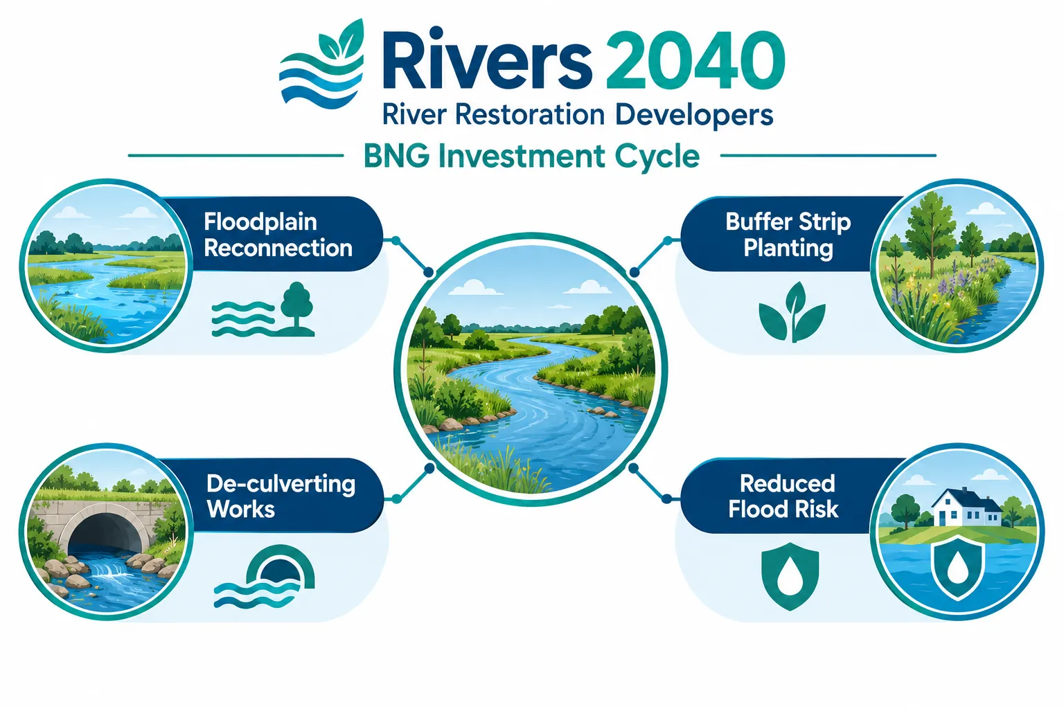 Why Rivers 2040 Matters for River Restoration Developers BNG Planning