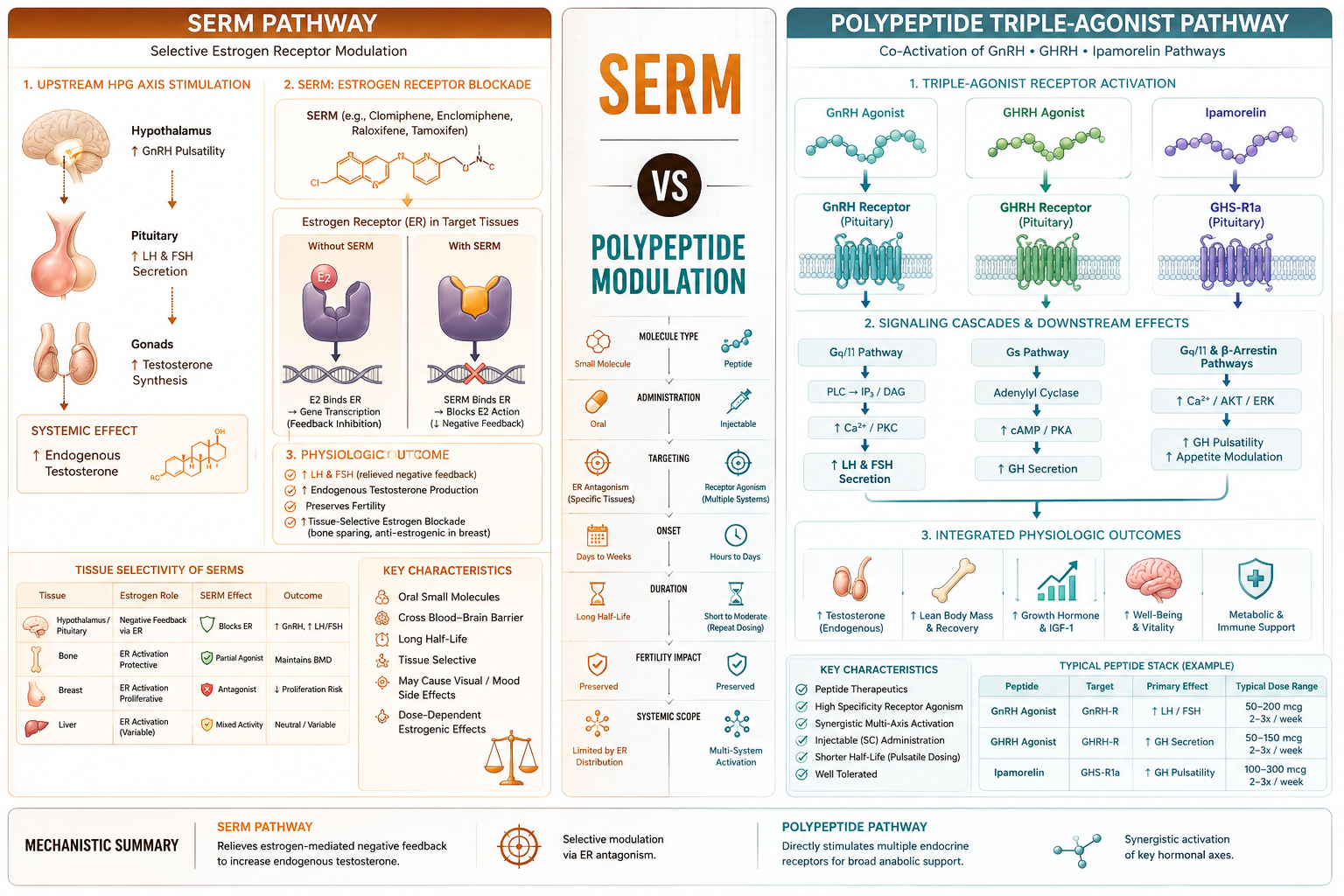 Bridging the Two Models: What Peptides and Polypeptides in Endocrine Research Reveal