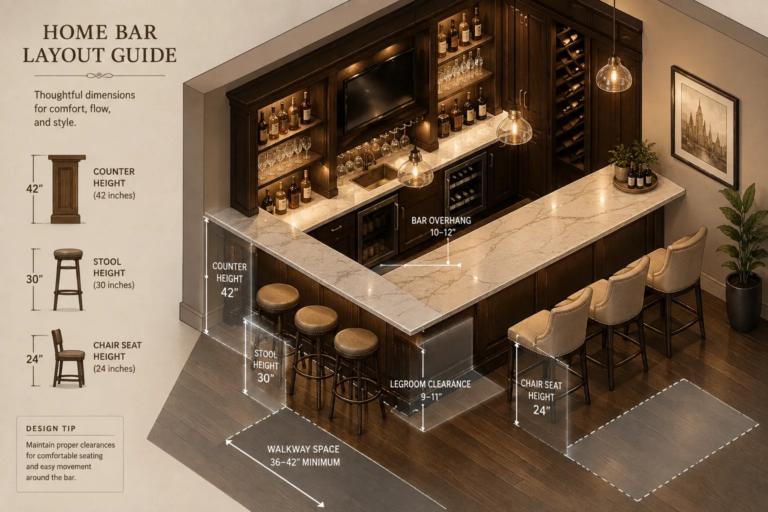Building Your Bar Furniture: From Counter to Seating