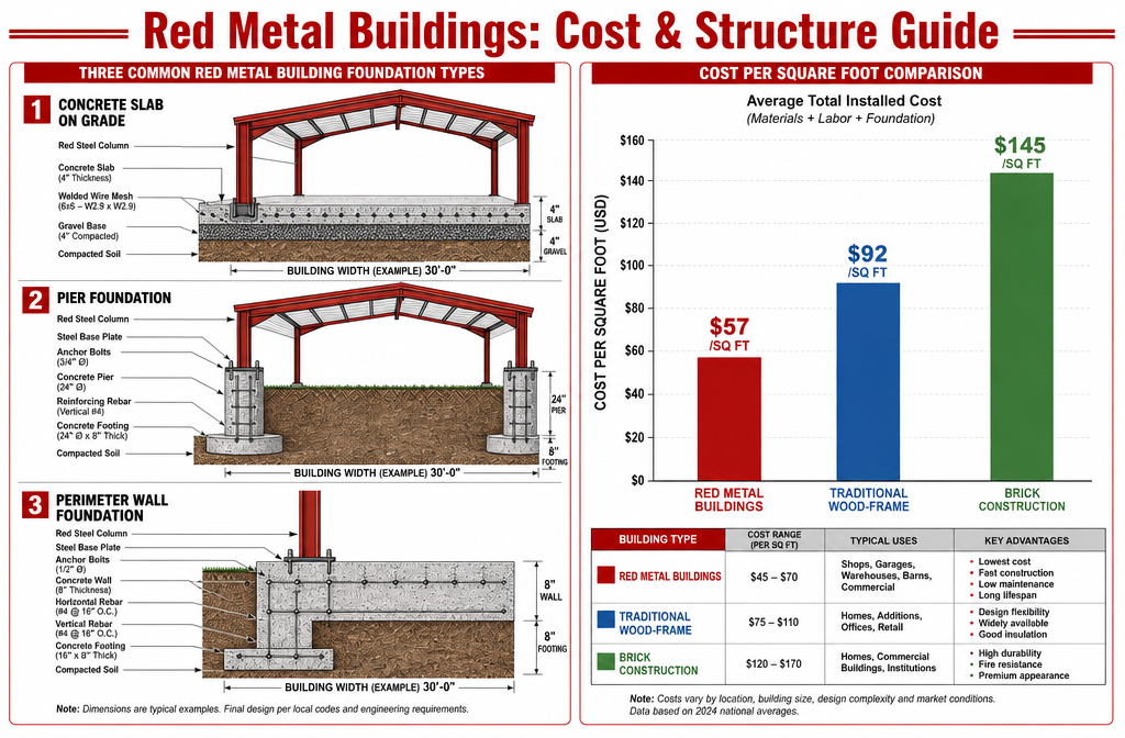 Do Red Metal Buildings Rust or Need Special Maintenance?