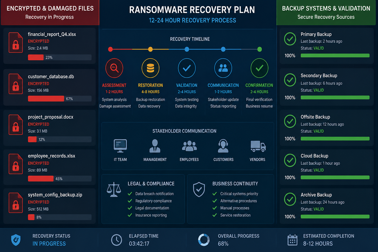 What Systems Are Most Likely to Be Affected in the First 24 Hours