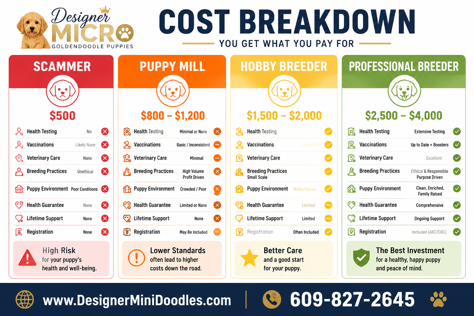 Micro goldendoodle price