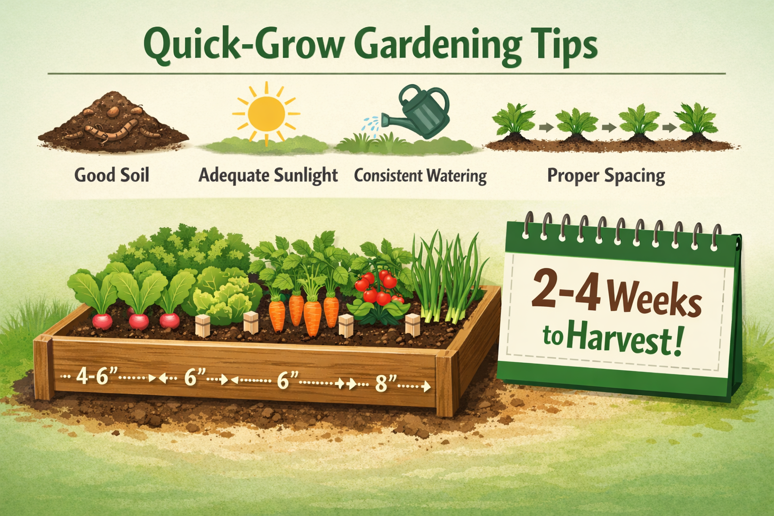 Fast Growing Vegetables