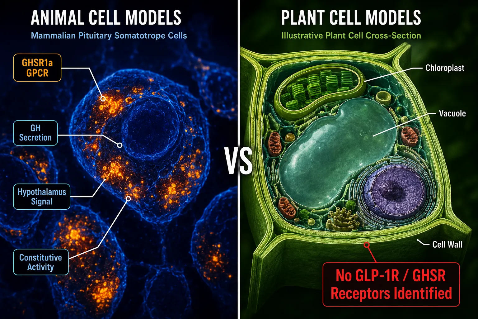 Growth Hormone Secretagogues and Their Cellular Mechanisms in Animal Models