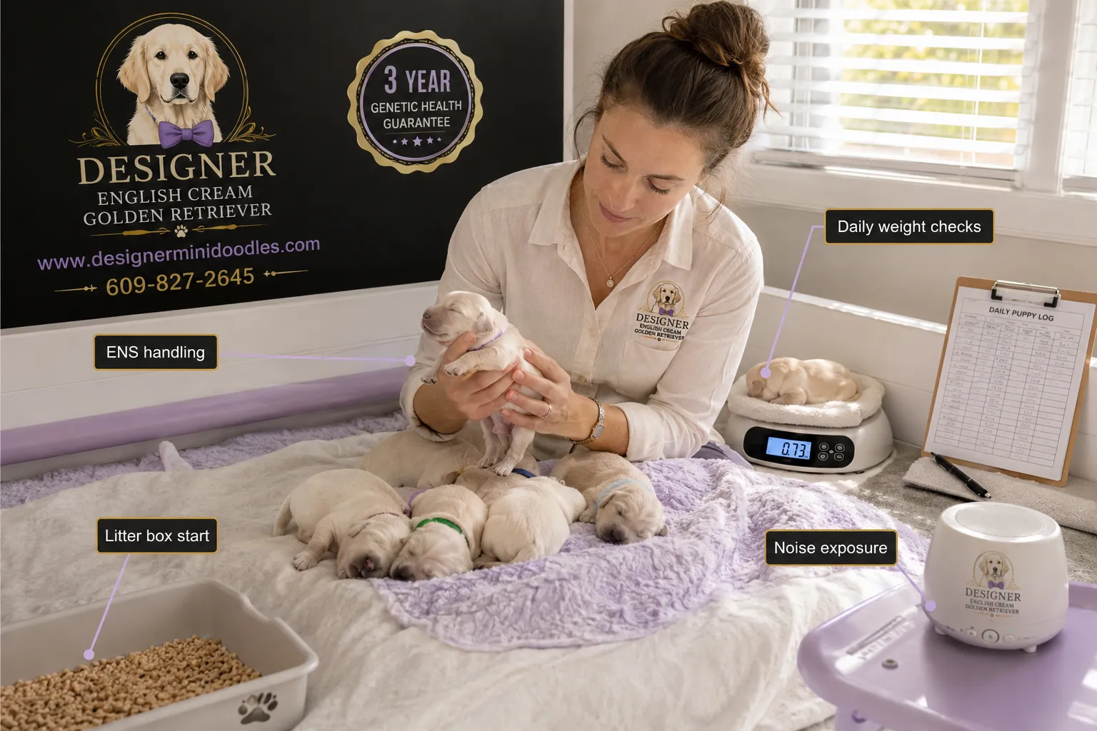 English cream golden retriever puppies Orlando