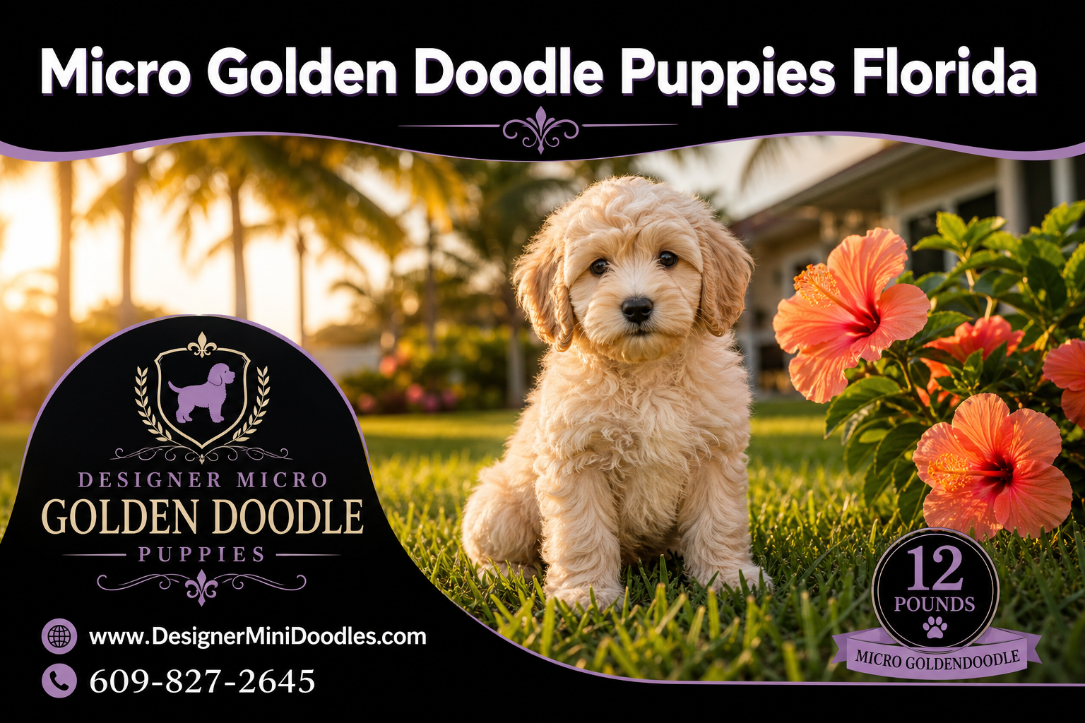 micro golden doodle puppies Florida