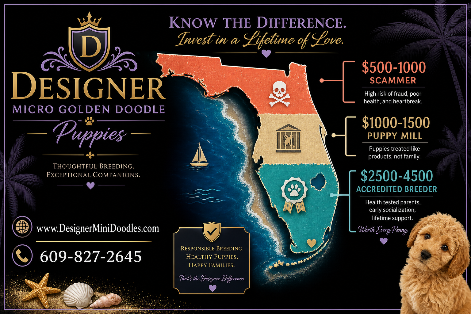 How Much Do Micro Goldendoodle Puppies Cost in Florida?