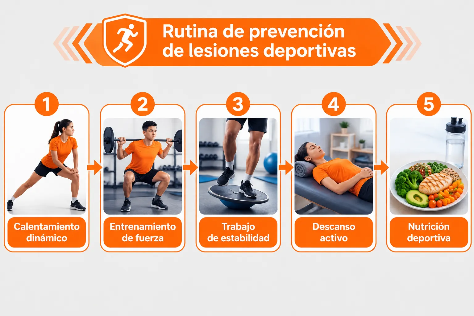 Estrategias de Prevención: Common Sports Injuries and Prevention en la Práctica