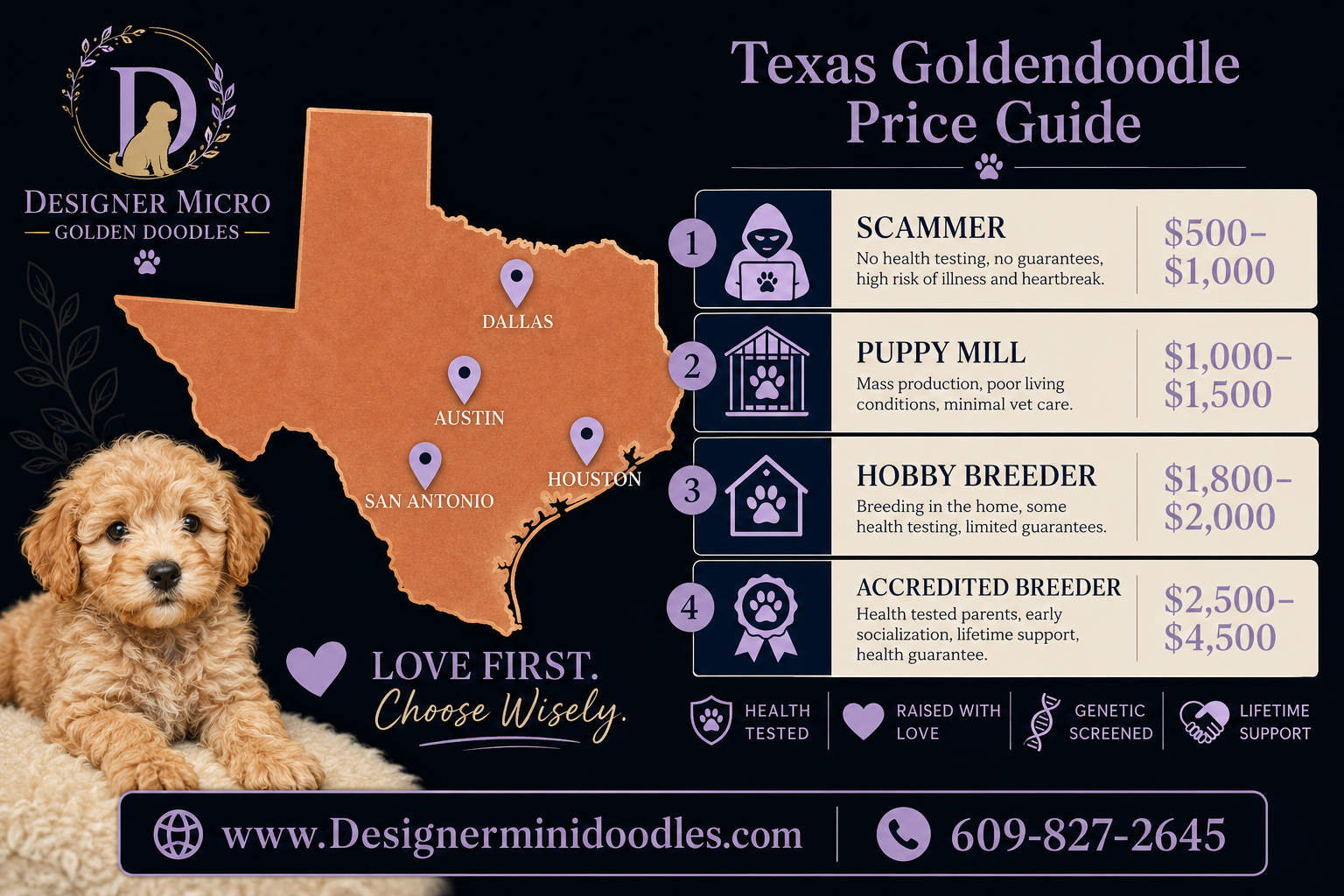Micro goldendoodle for sale Texas