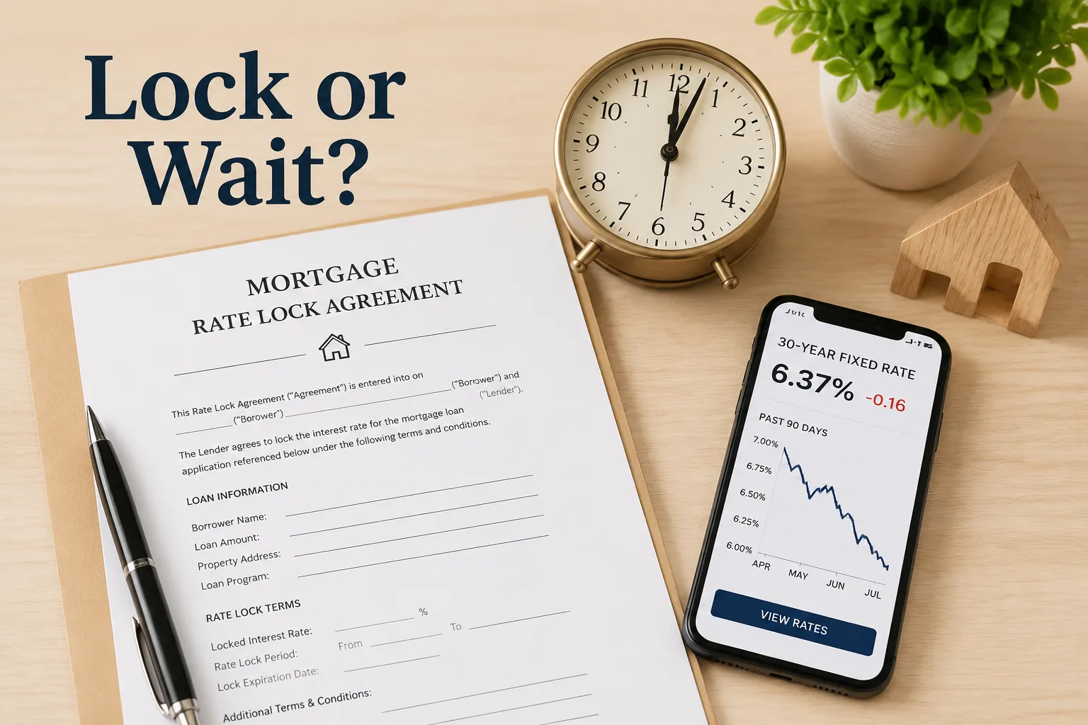 Should I Lock In My Mortgage Rate Now or Wait?
