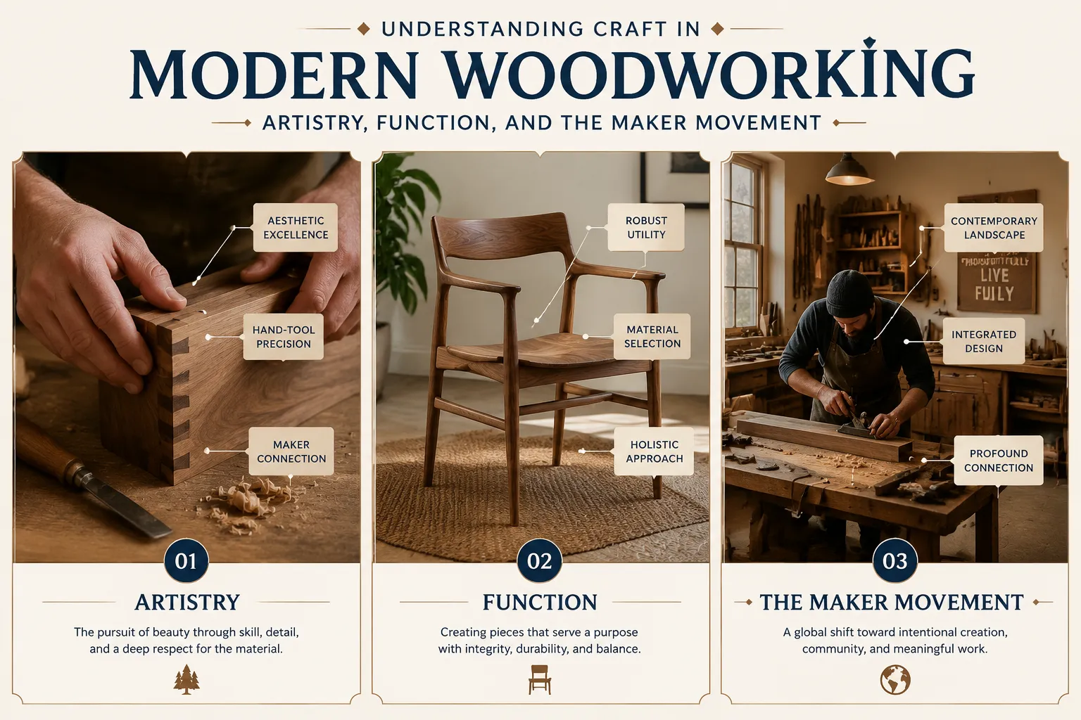 Defining 'Craft' in Modern Woodworking: Artistry, Function, and the Maker Movement