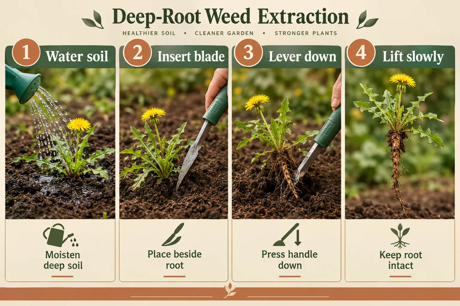 Why Isn't My Hand Weeder Pulling Out the Whole Root?