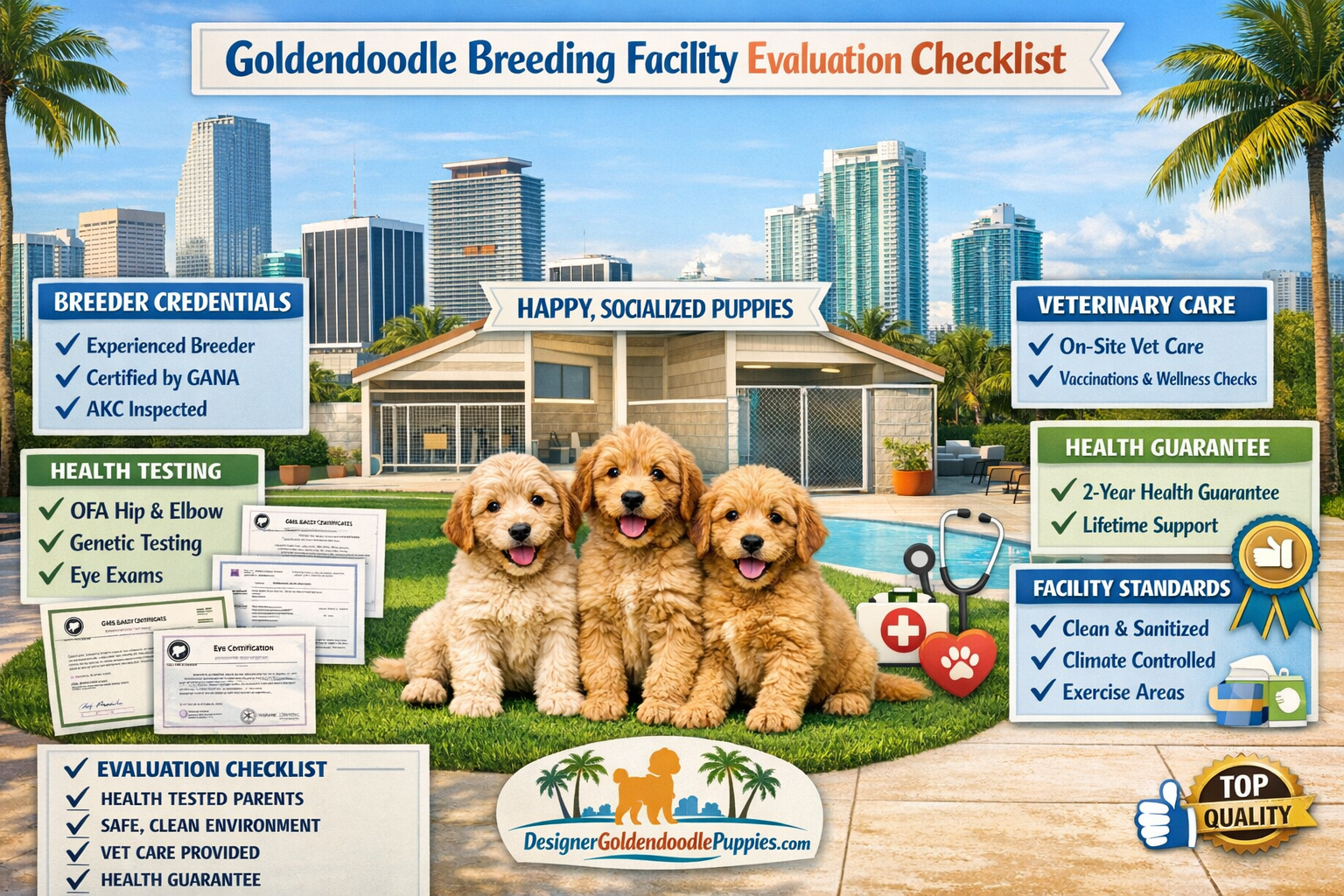 use keyphrases / topics as alt text do not use big paragraphs. Put logo of designergoldendoodlepuppies.com in images as possible where possi