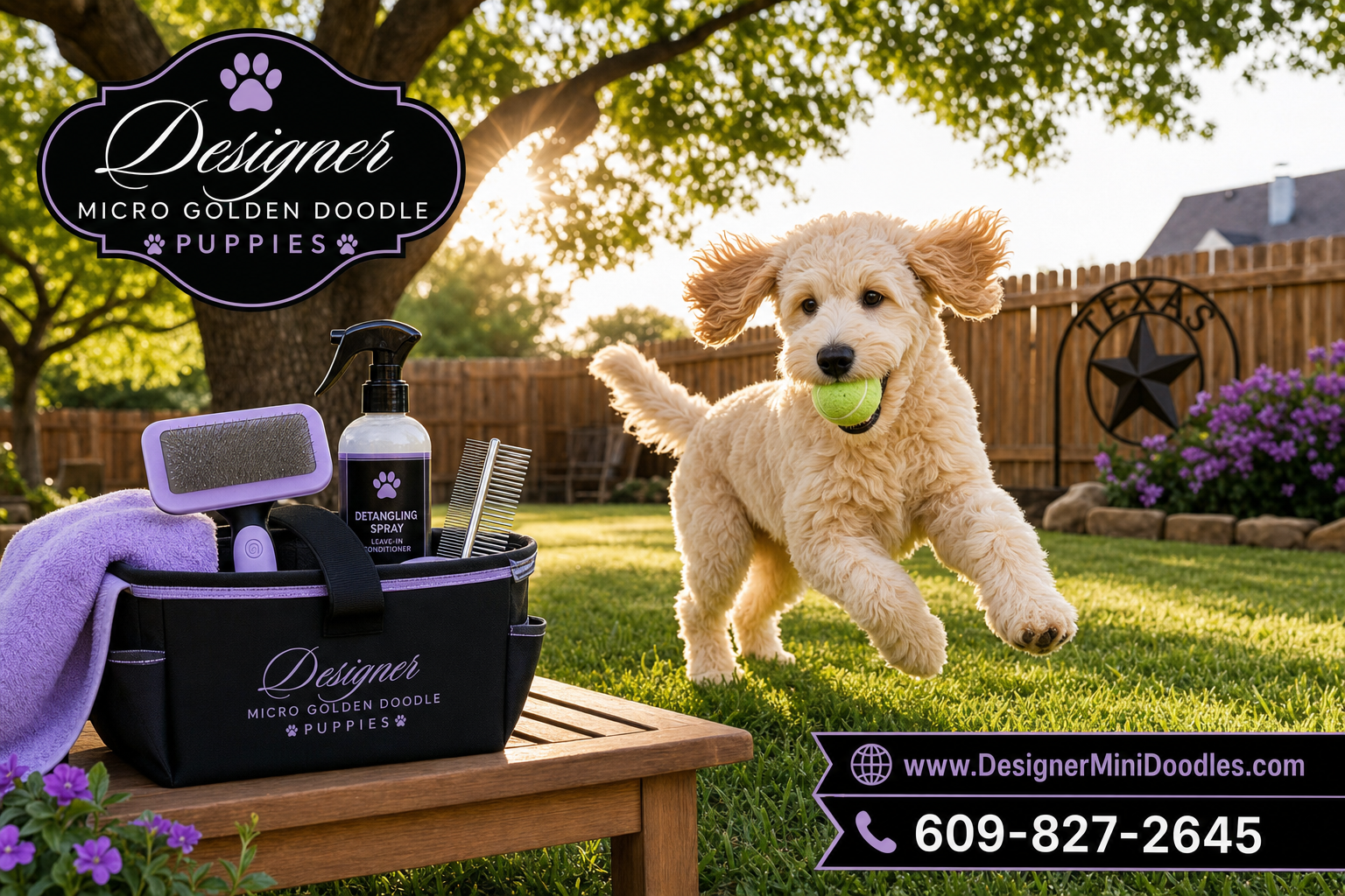 Micro goldendoodle puppy care: the first week home