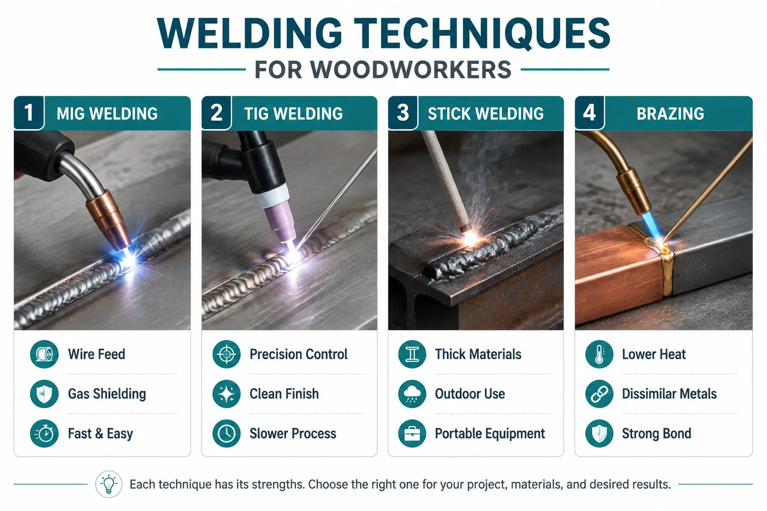 Key Welding Techniques for Woodworkers