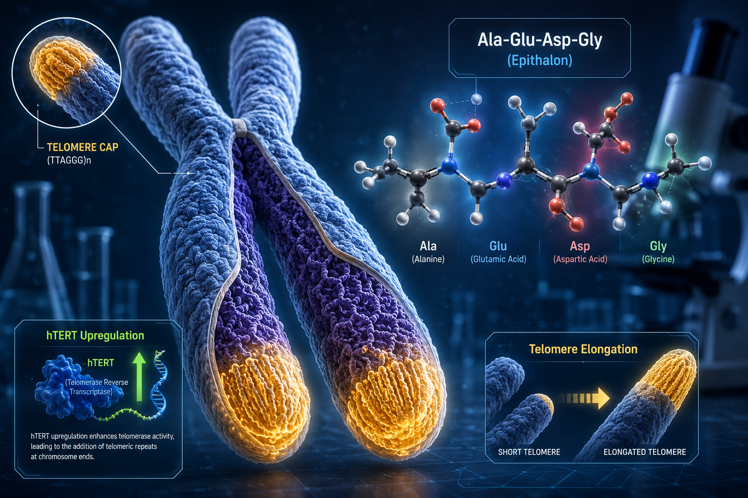 Epithalon Peptide: Telomerase Activation Data from Preclinical Research