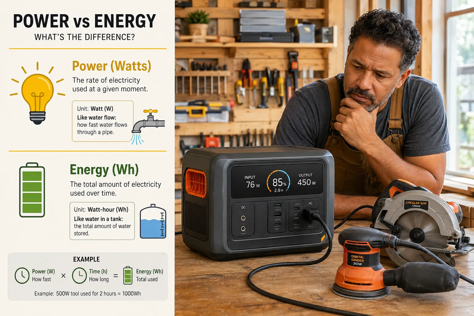 Understanding Portable Power Station Fundamentals for Woodworking
