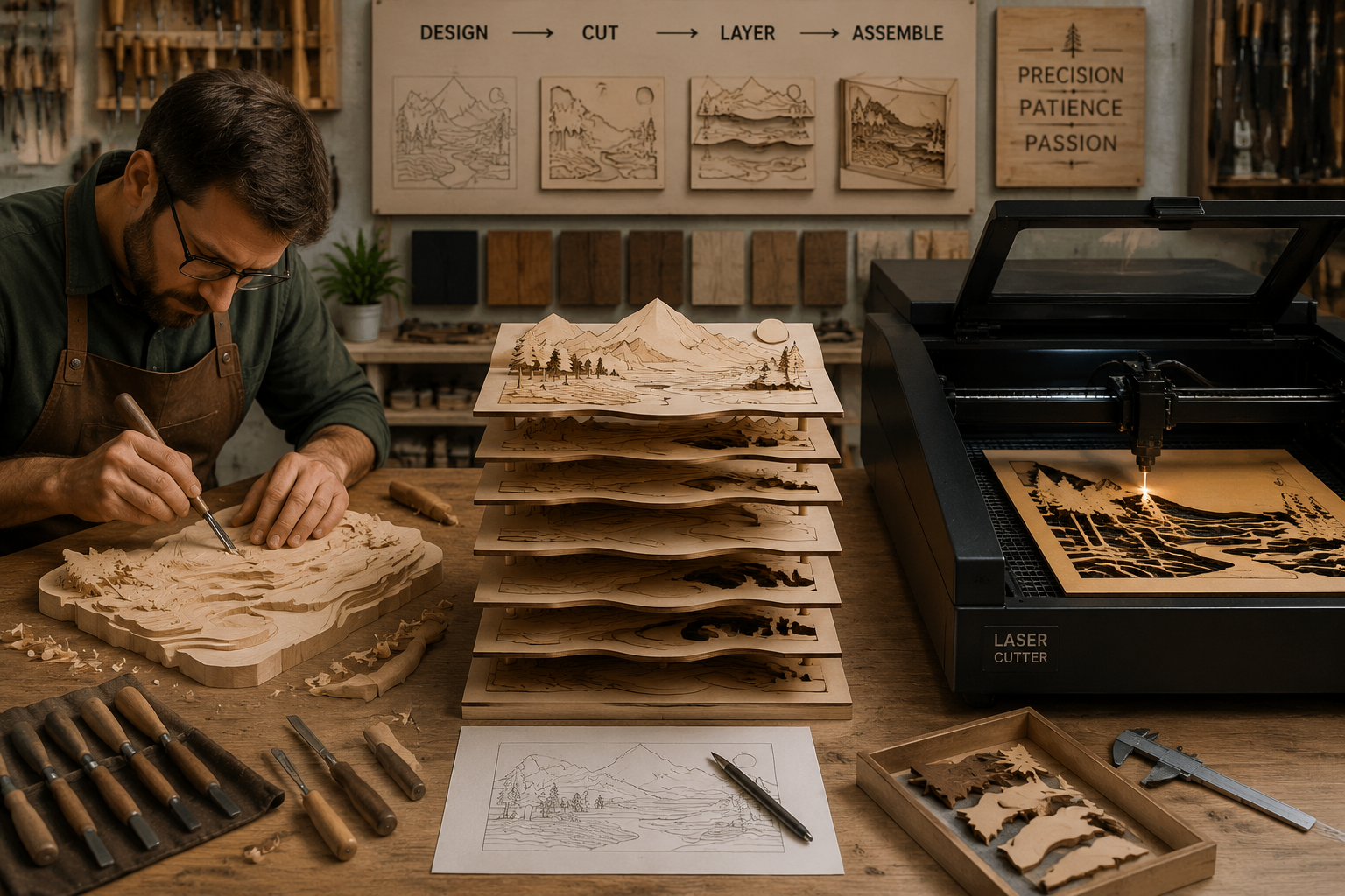 Essential Carving and Layering Techniques