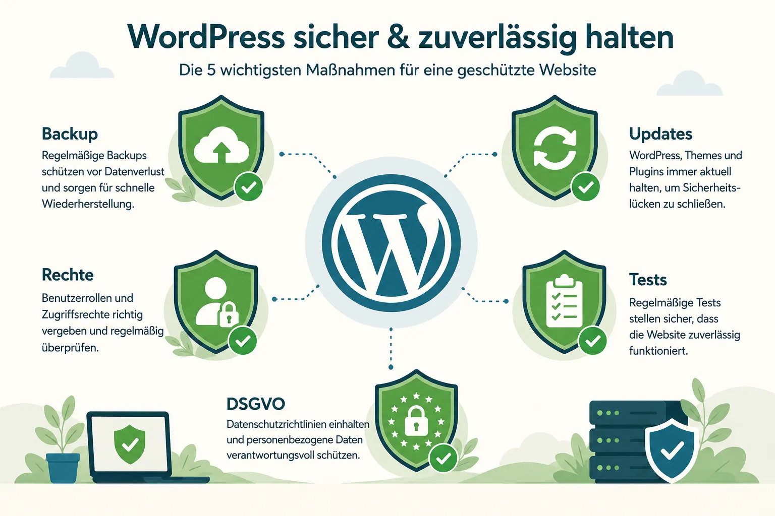 Best Practices für den sicheren Einsatz von KI-Pagebuildern auf WordPress