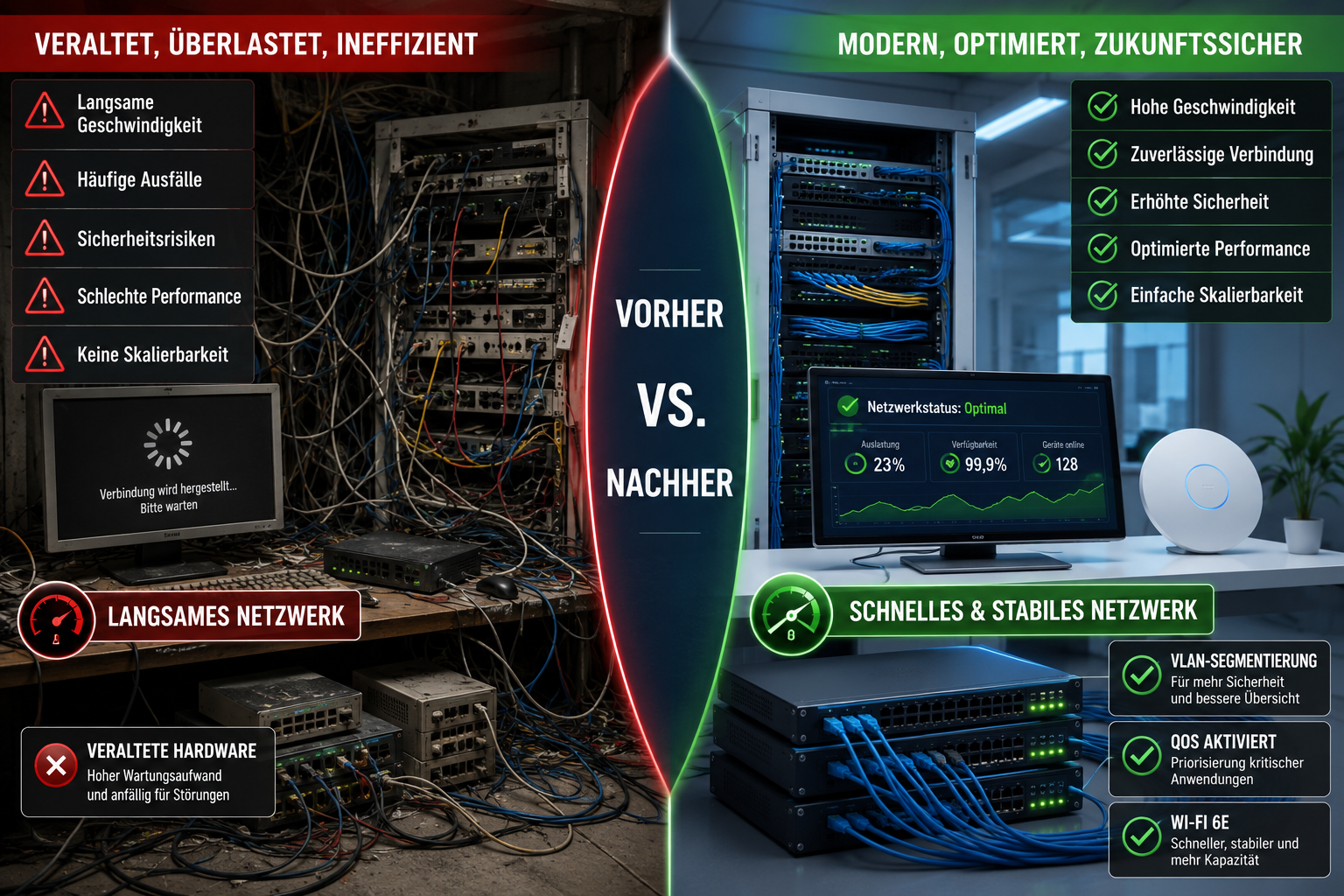 Netzwerk-Optimierung für Kleinbetriebe: Der komplette Guide – Schritt für Schritt