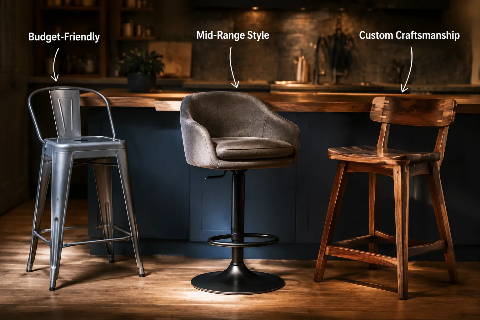 Bar Stools and Counter Seating: The "Build" Perspective for Your Kitchen Island
