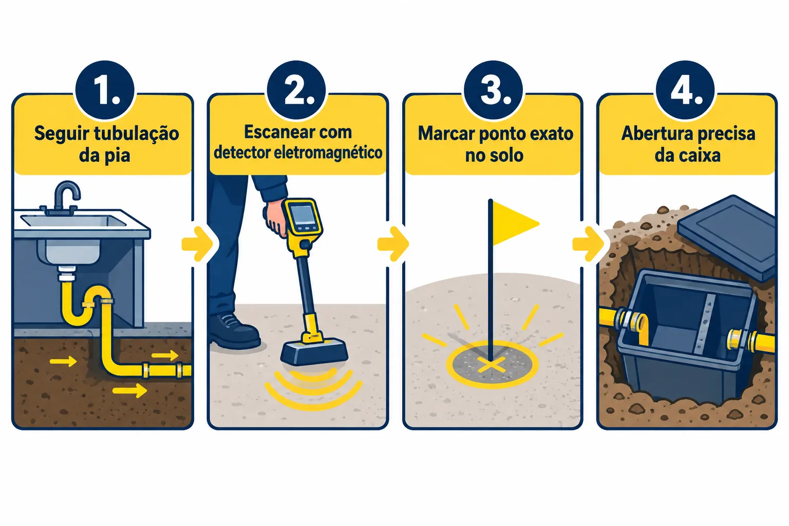 Localizar Caixa de Esgoto Entupida